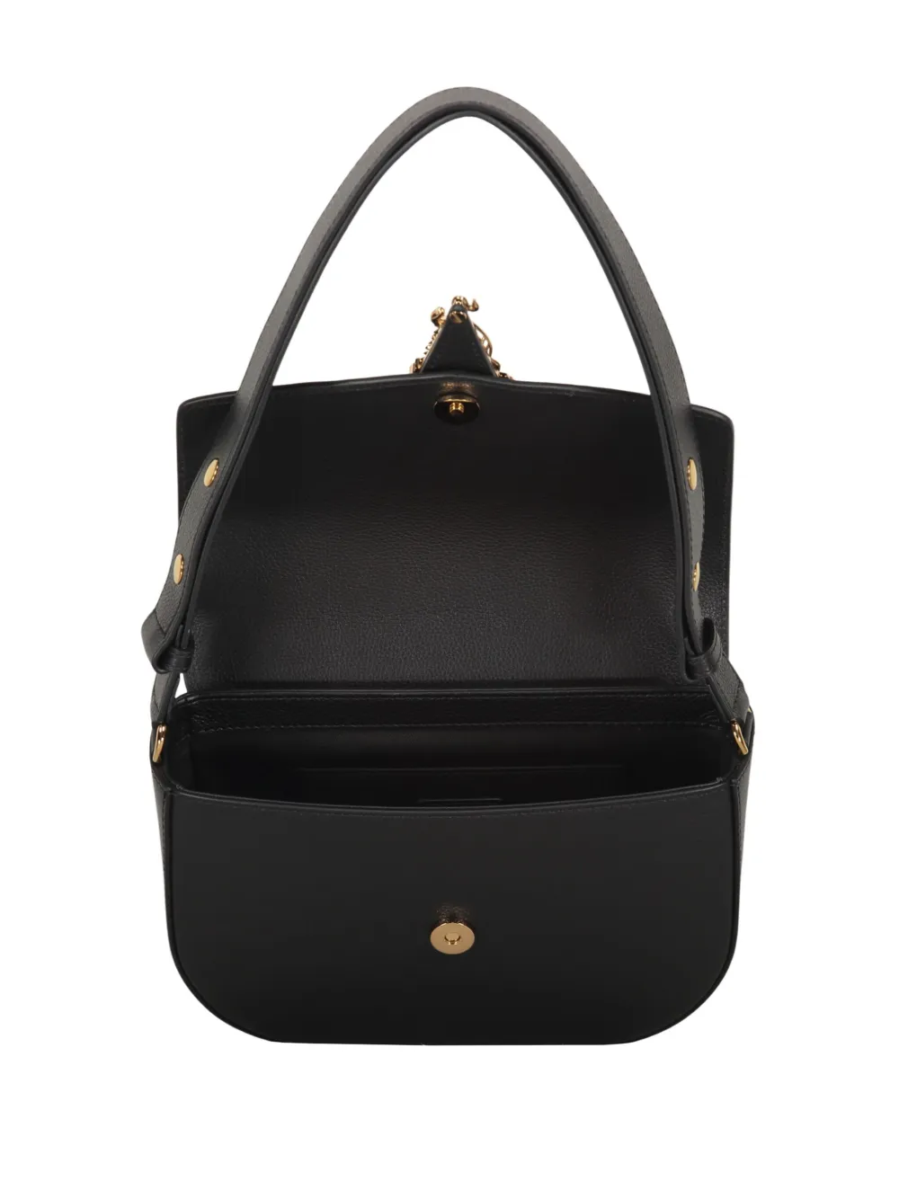 Versace Virtus schoudertas Zwart