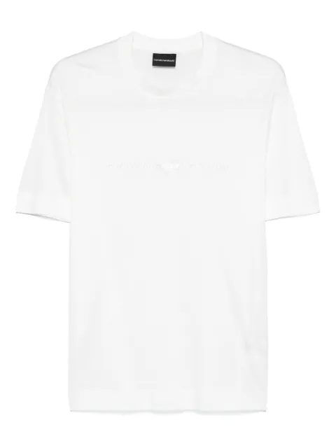 Emporio Armani logo-embroidered T-shirt