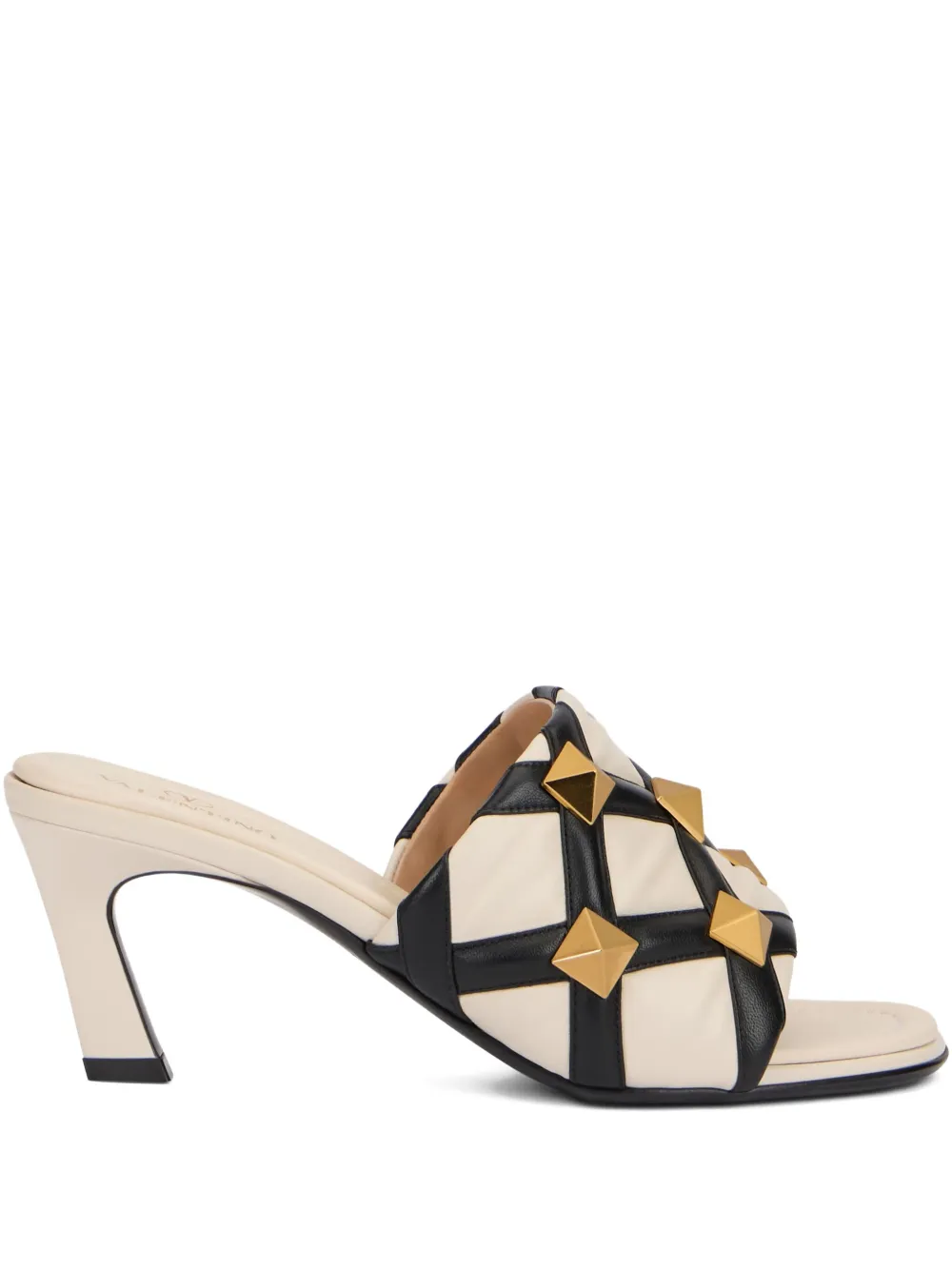 Valentino Garavani studded heeled pumps Beige
