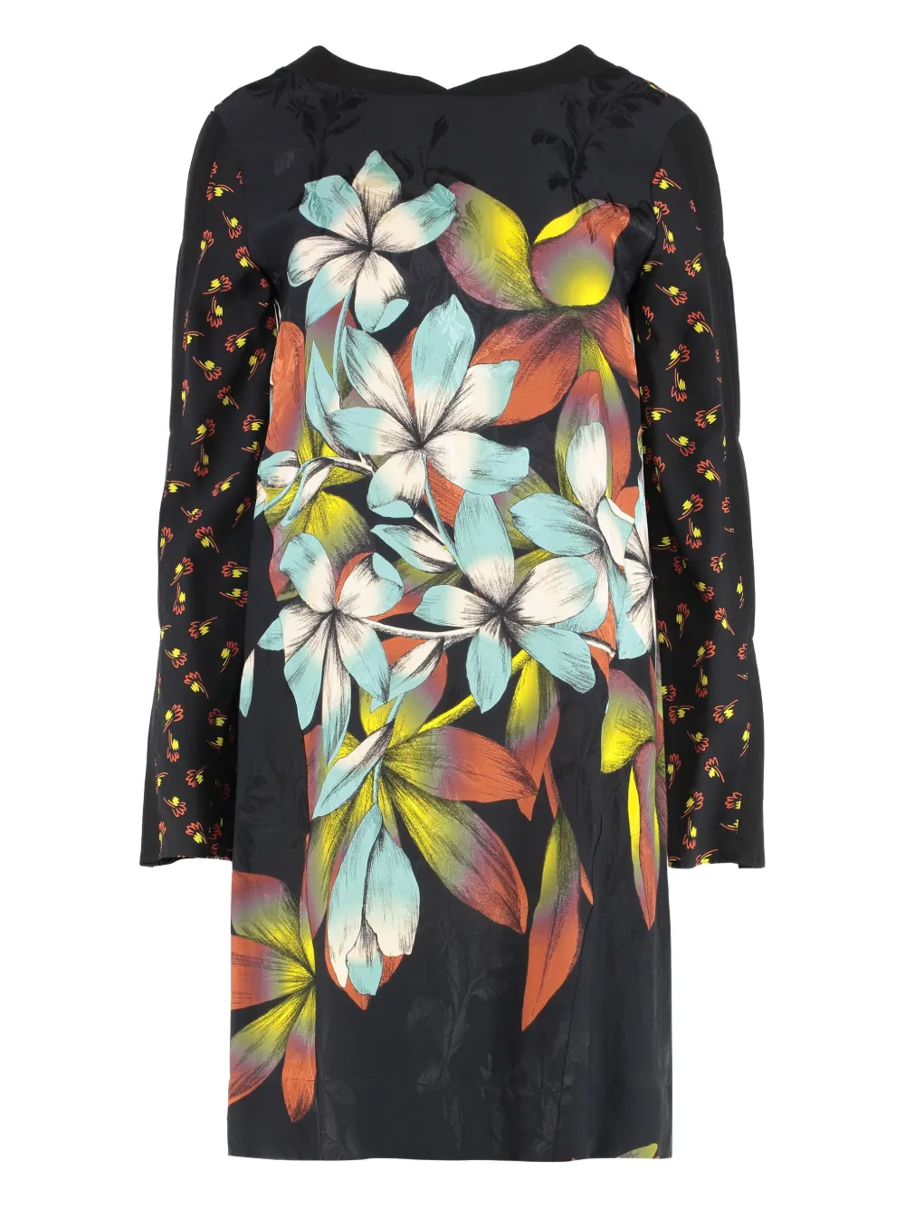 ETRO floral-print dress - Zwart