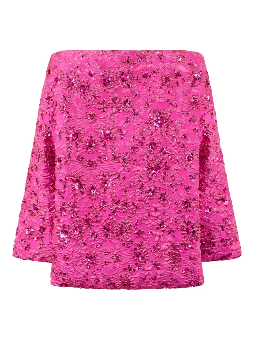 Valentino Garavani sequin-embellished dress - Roze
