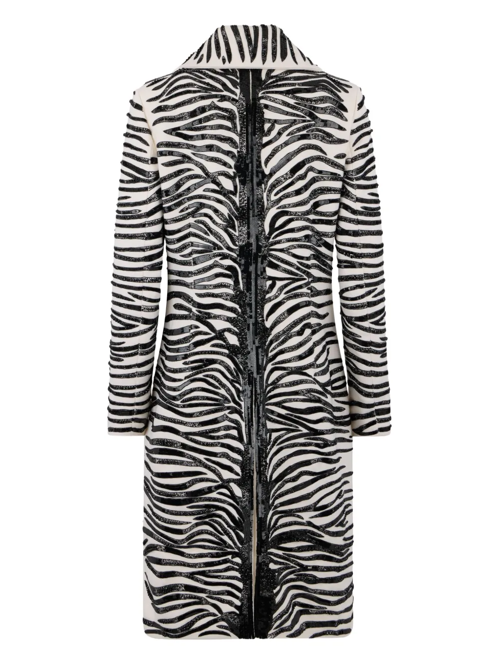 Valentino Garavani zebra-stripe double-breasted coat | Double Breasted & Peacoats | Image 2
