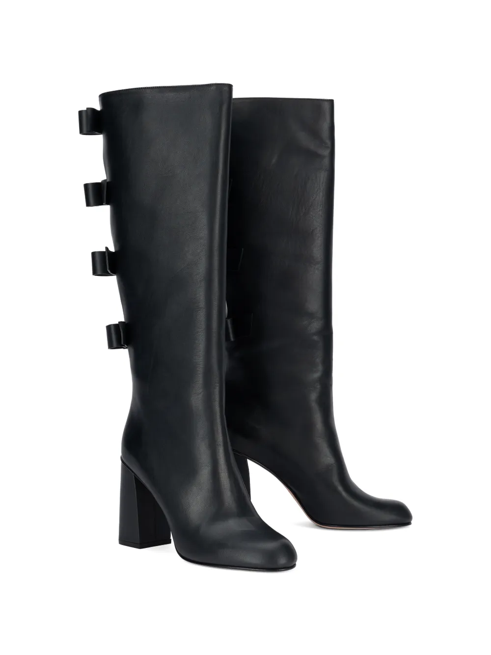 RED(V) Laarzen met strikdetail Zwart