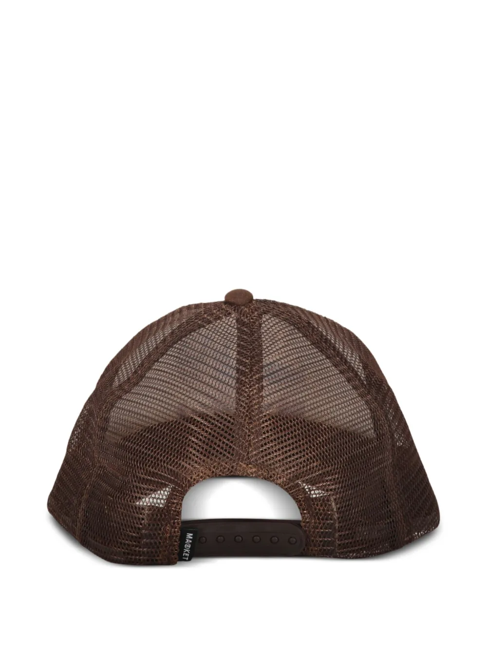 MARKET Honkbalpet met mesh Bruin