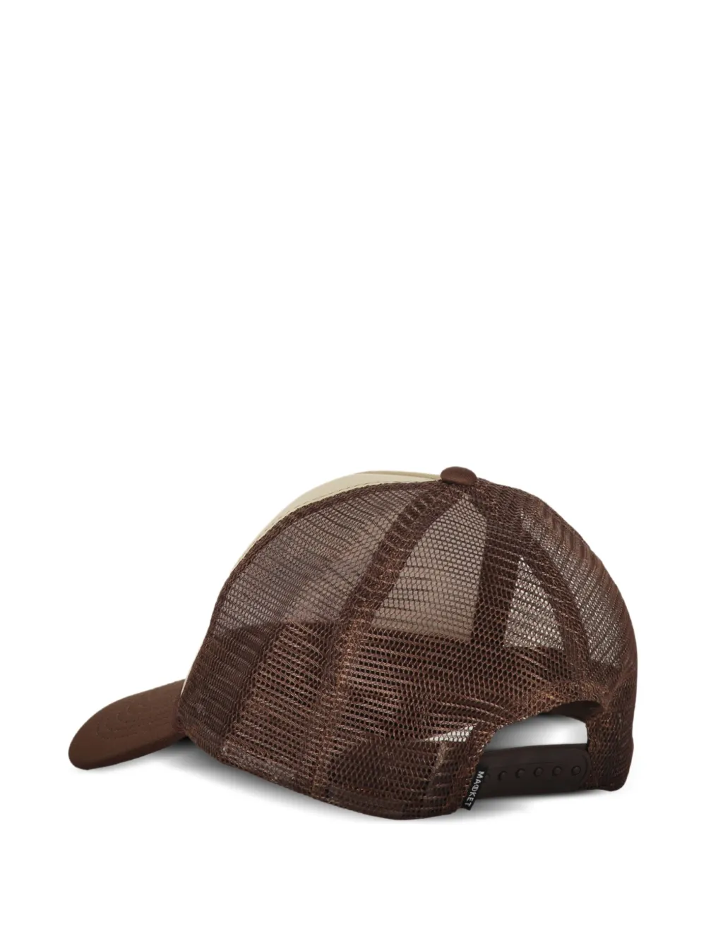 MARKET Honkbalpet met mesh Bruin