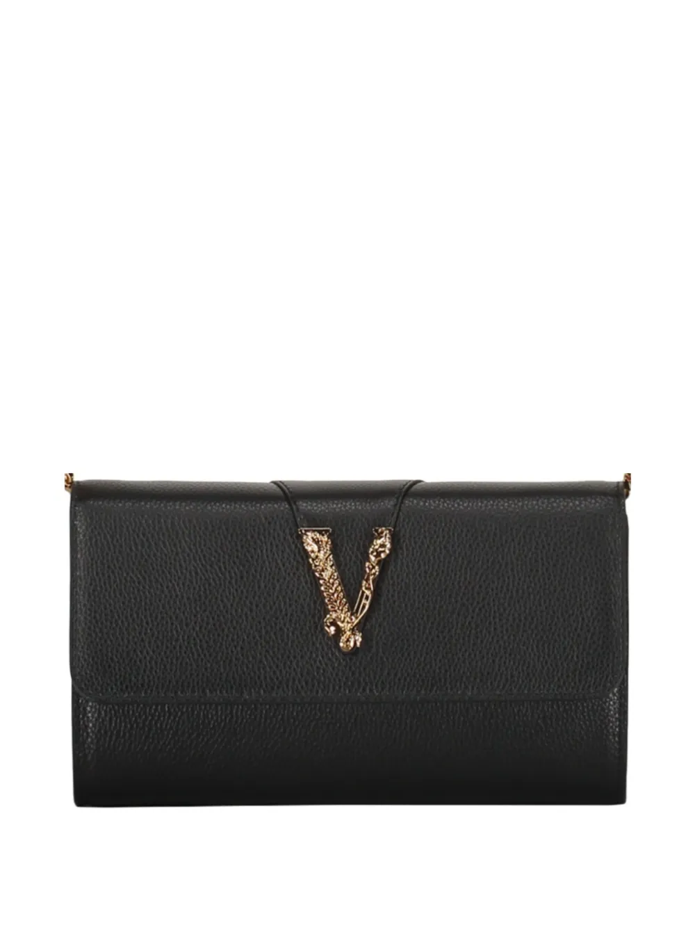 Versace Virtus Clutch Bag In 黑色