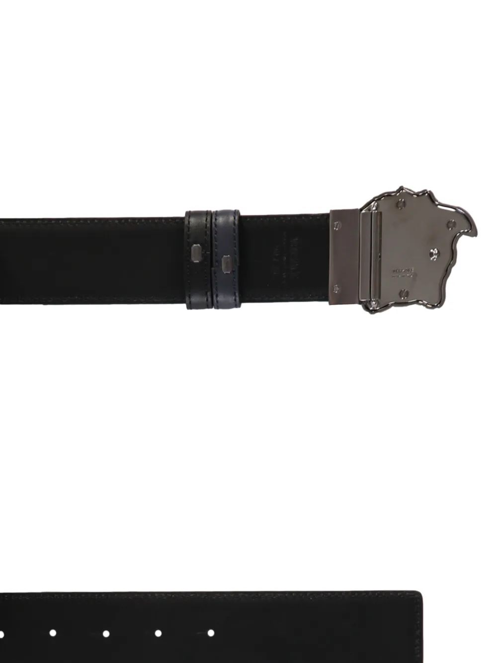 Versace Medusa Head Belt In Black