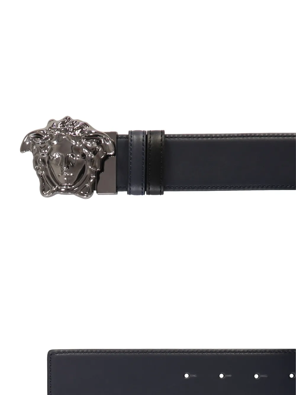 Versace Medusa Head Belt In Black