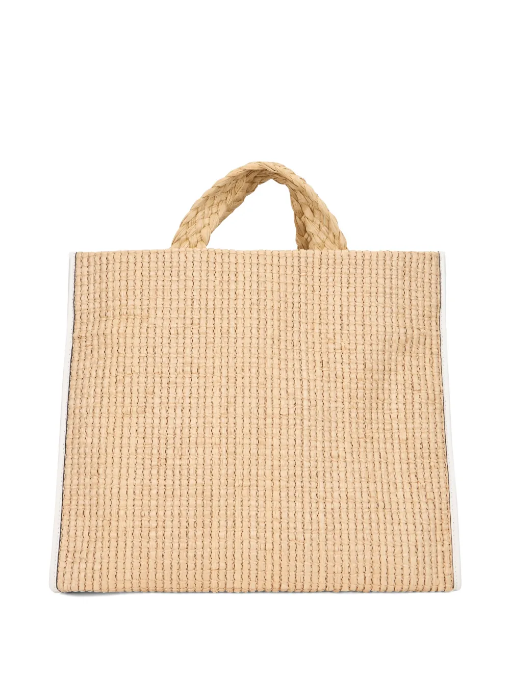 RED(V) Geweven shopper Beige