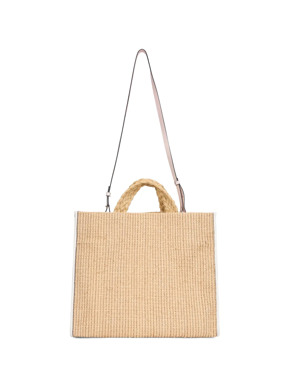 RED(V) Geweven shopper Beige