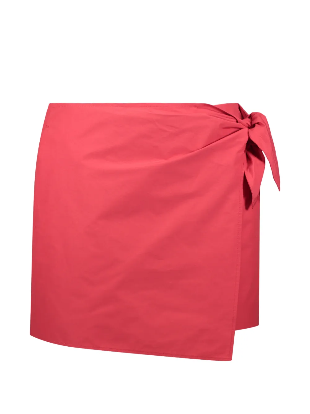 RED Valentino wrap-style side-tie mini skort - Rosso