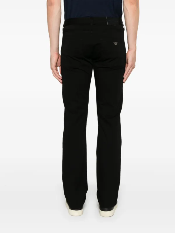 EMPORIO ARMANI ブラックパンツ スリムフィット EMPORIO ARMANI ブラックパンツ スリムフィット EMPORIO ARMANI