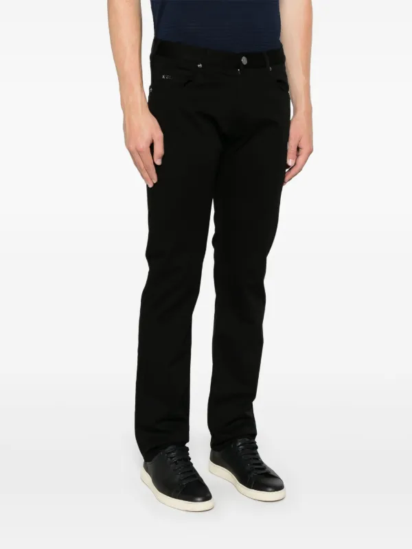 Emporio Armani スリムパンツ | ブラック | FARFETCH JP