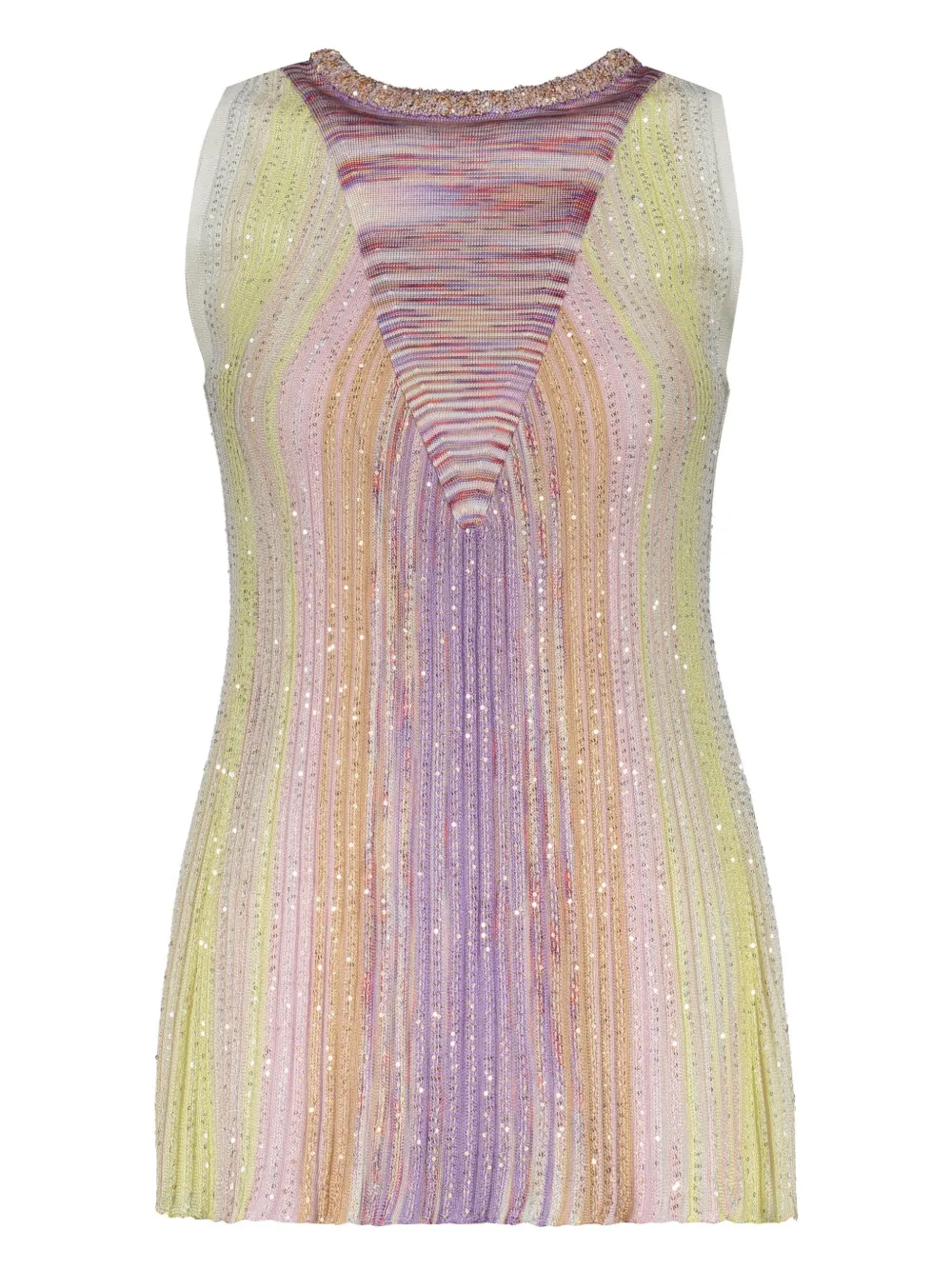 Missoni Top met abstract patroon Paars