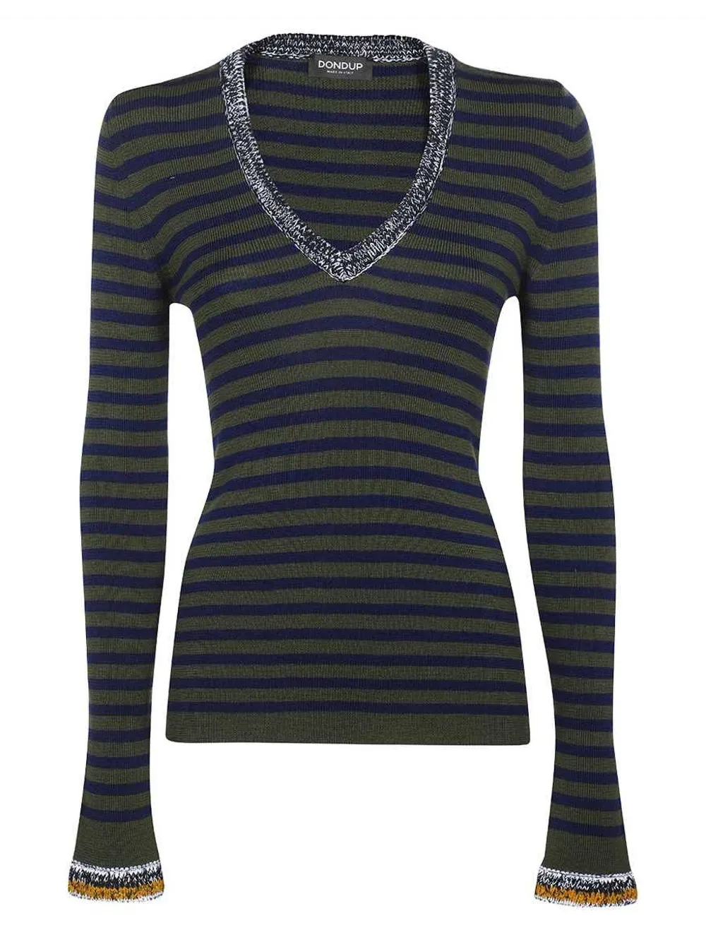 DONDUP striped top | Green | Image 1
