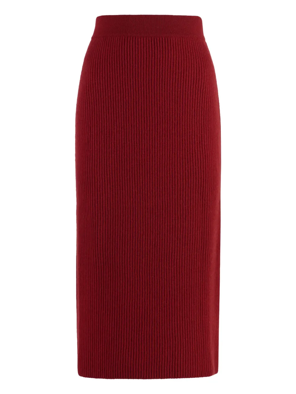 cashmere midi skirt