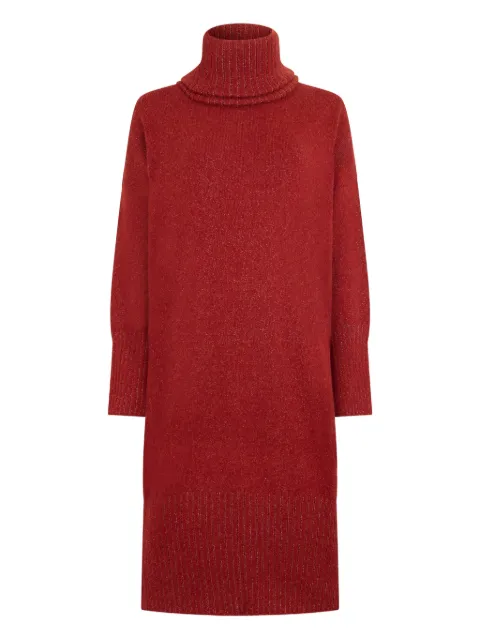 Malo roll-neck midi dress