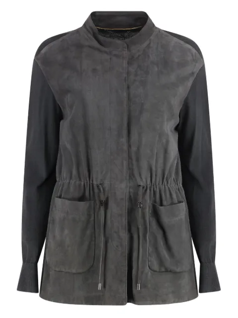 Moorer suede cardigan