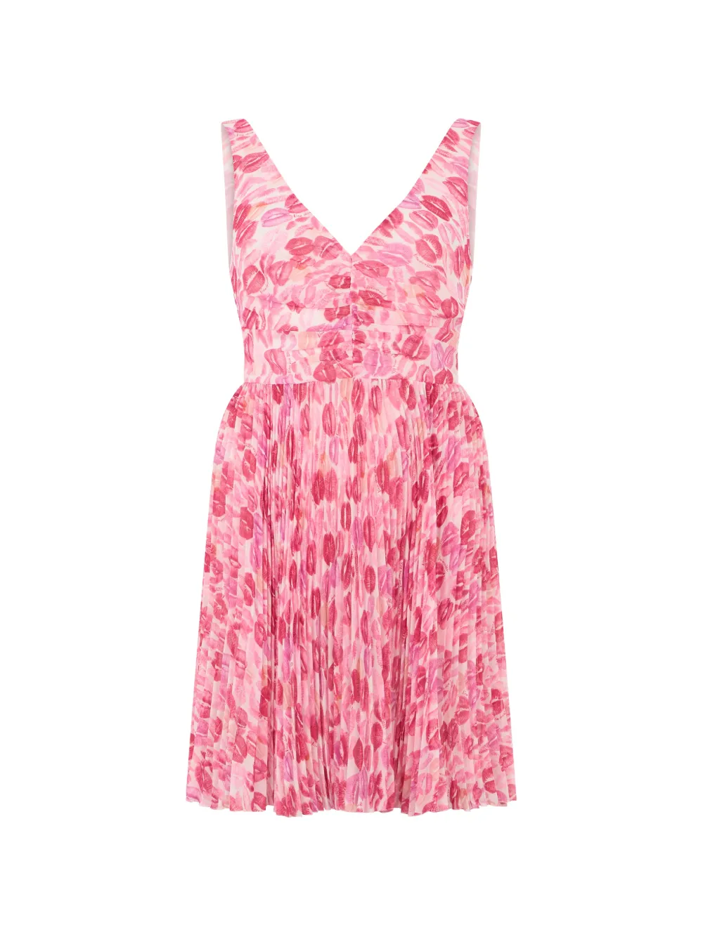 Valentino Garavani pleated print dress - Rosa