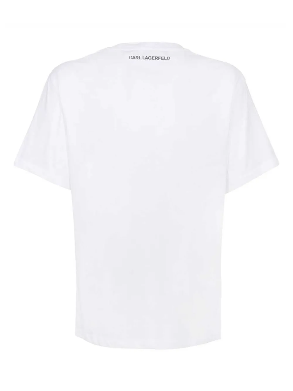 Karl Lagerfeld T-shirt met logoprint Wit
