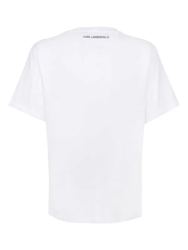 KARL LAGERFELD ロンクスリフシャツ KM605135552602 10WHITE KARL LAGERFELD ロンクスリフシャツ KM605135552602 10WHITE