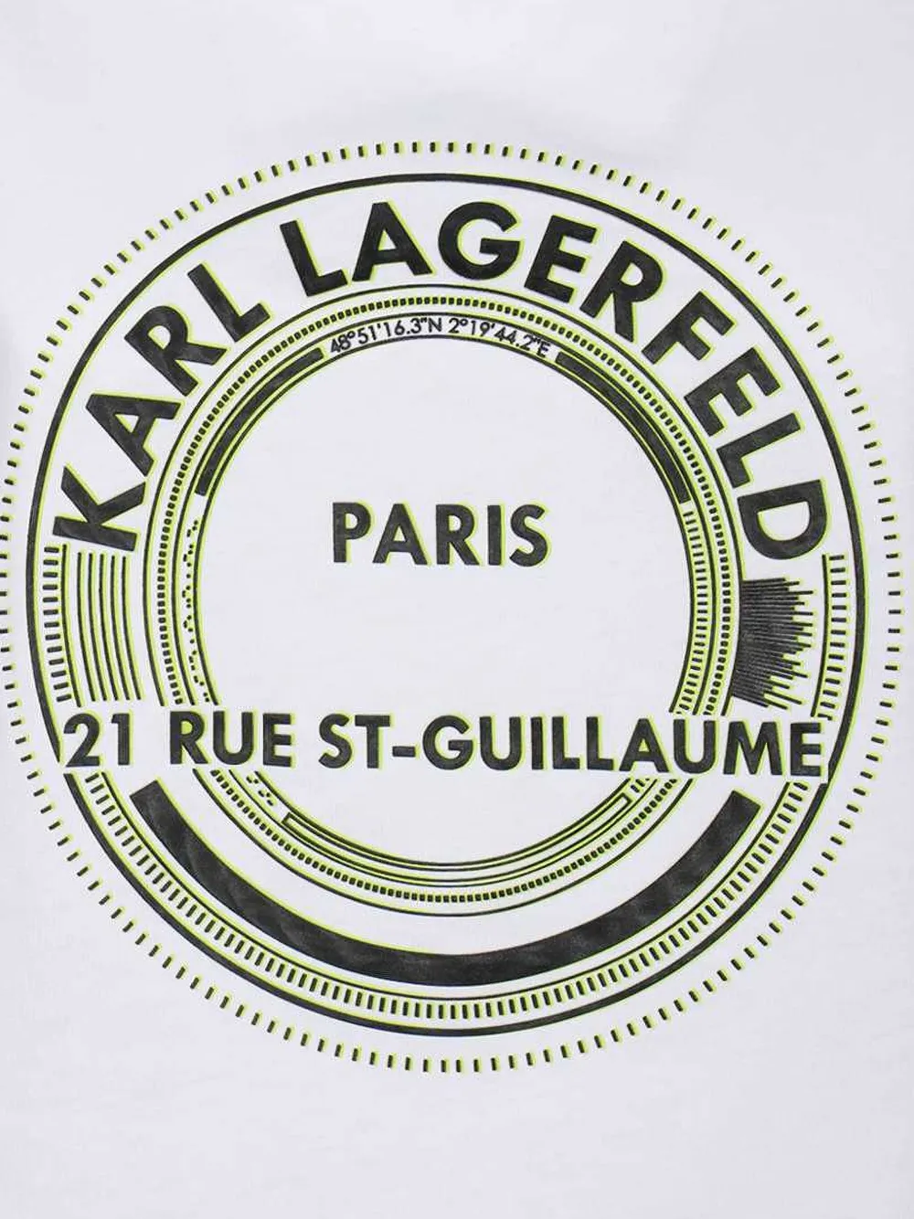 Karl Lagerfeld T-shirt met logoprint Wit