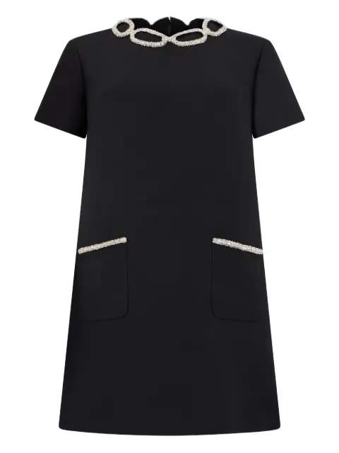 Valentino Garavani crystal-embellished mini dress