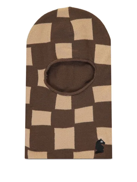 MARKET Balaclava com padronagem xadrez