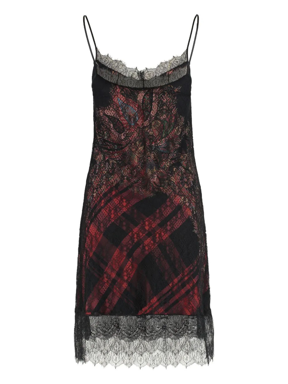 ETRO print lace dress - 1 BLACK ETRO print lace dress - 1 BLACK