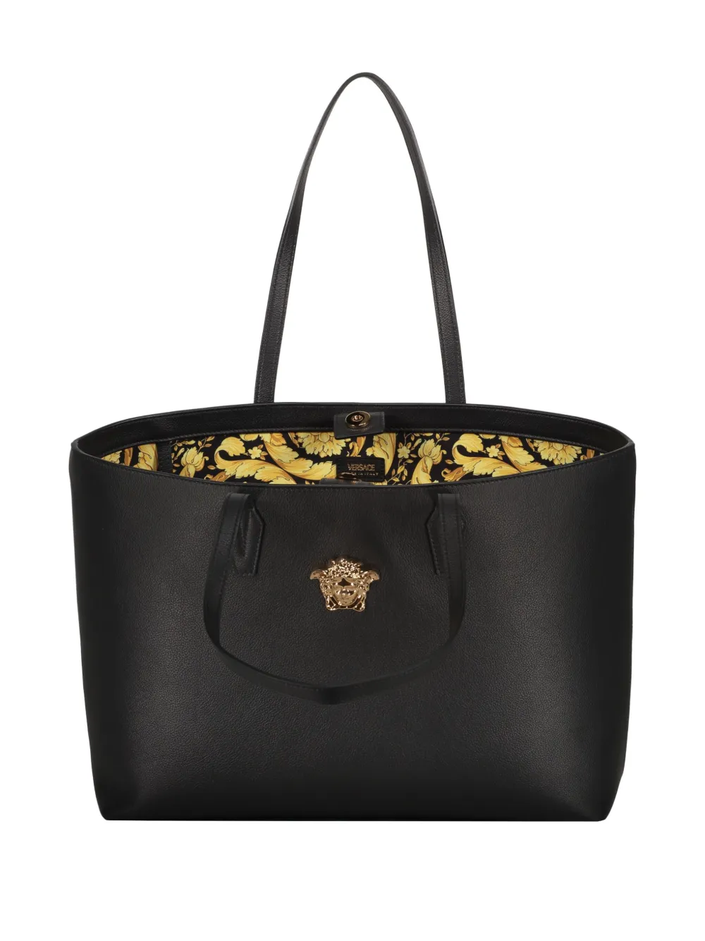 Versace La Medusa Tote Bag In Schwarz