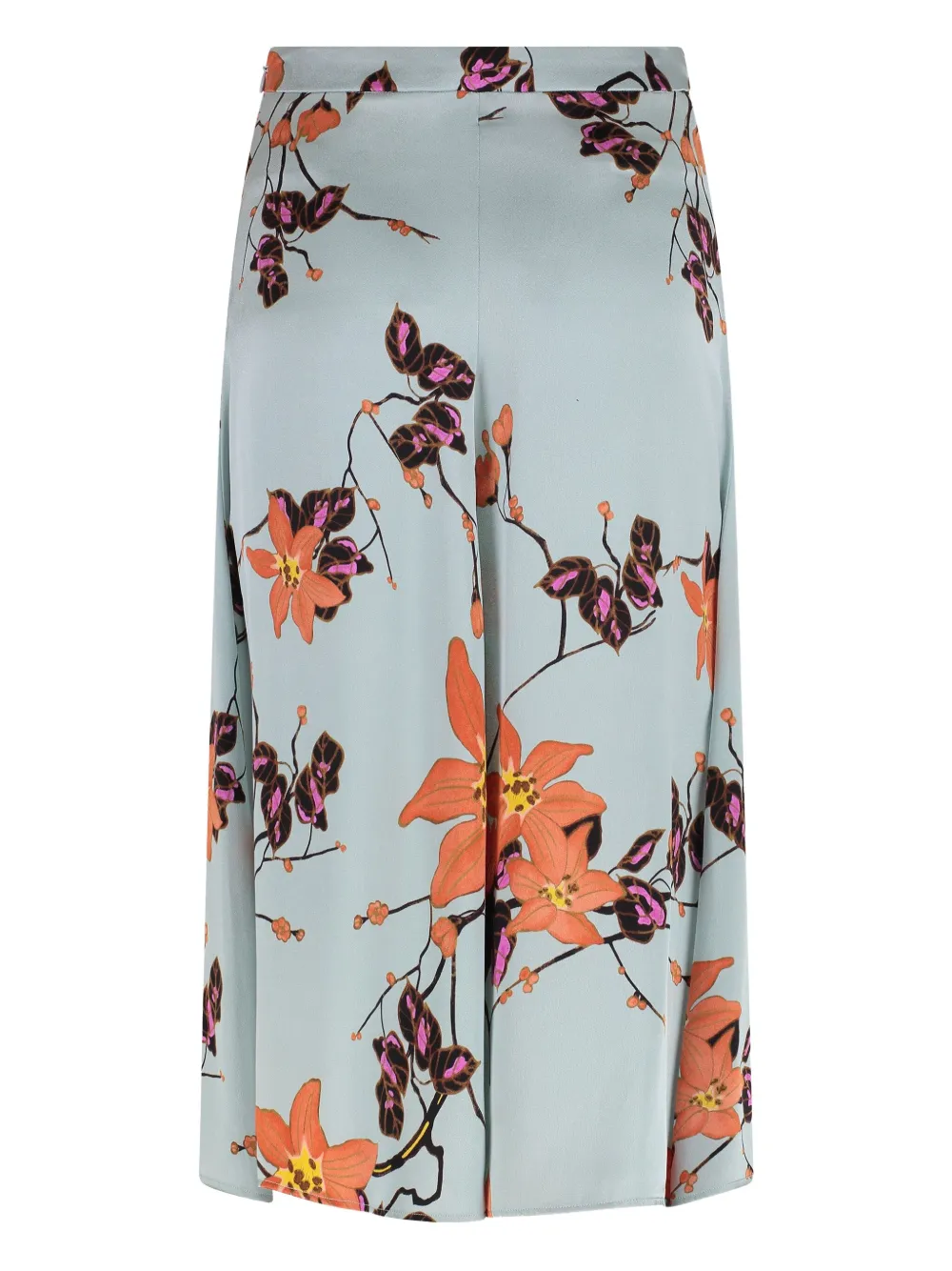 ETRO floral-print midi skirt - Blauw