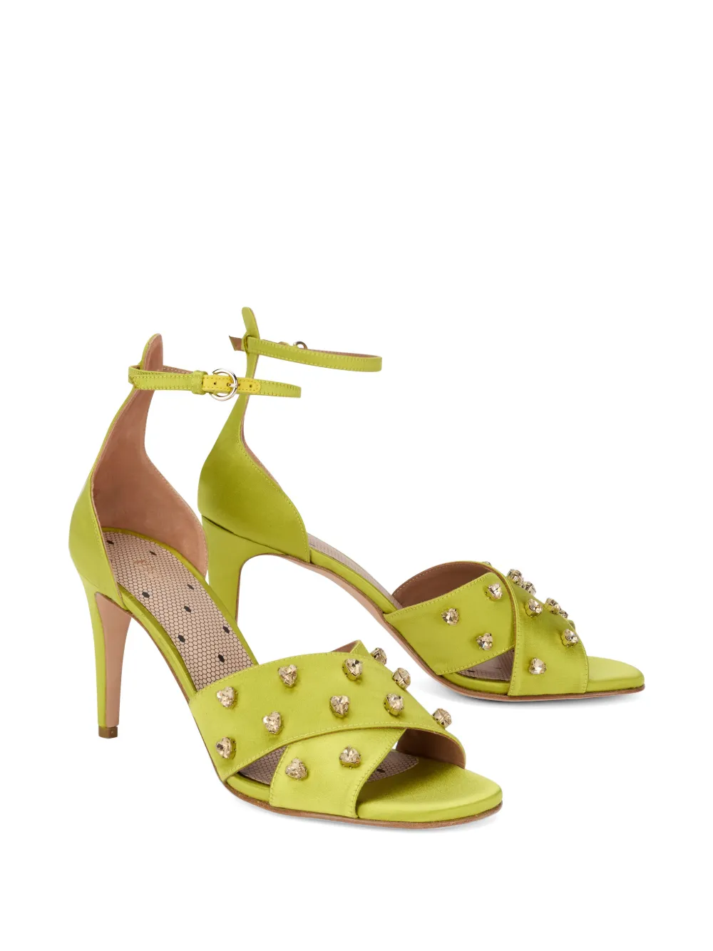 RED(V) Sandalen met verfraaid bandje Groen