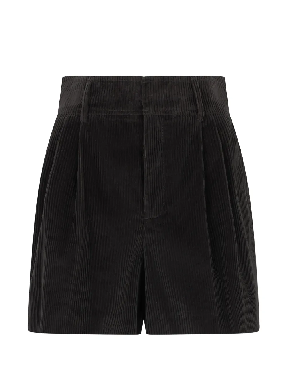 Valentino Garavani corduroy pleated shorts - Nero