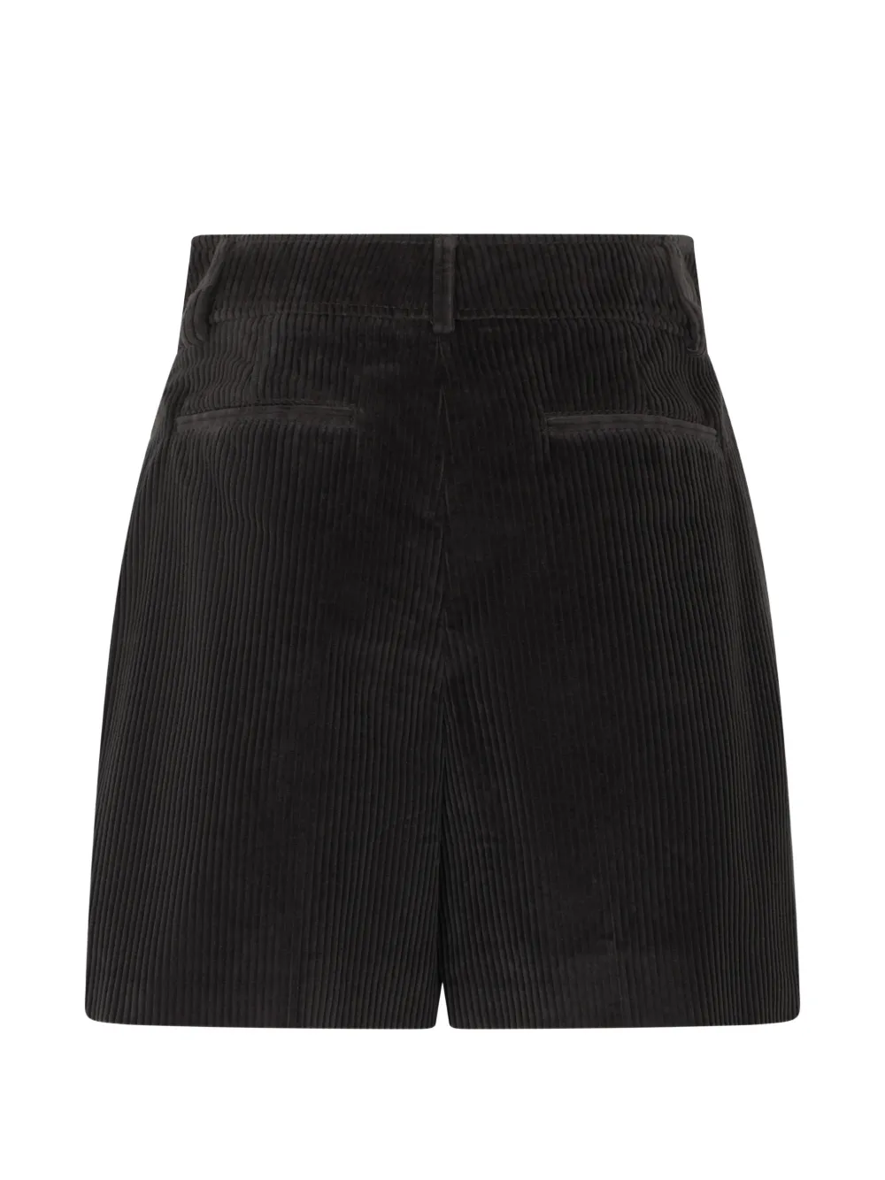 corduroy pleated shorts