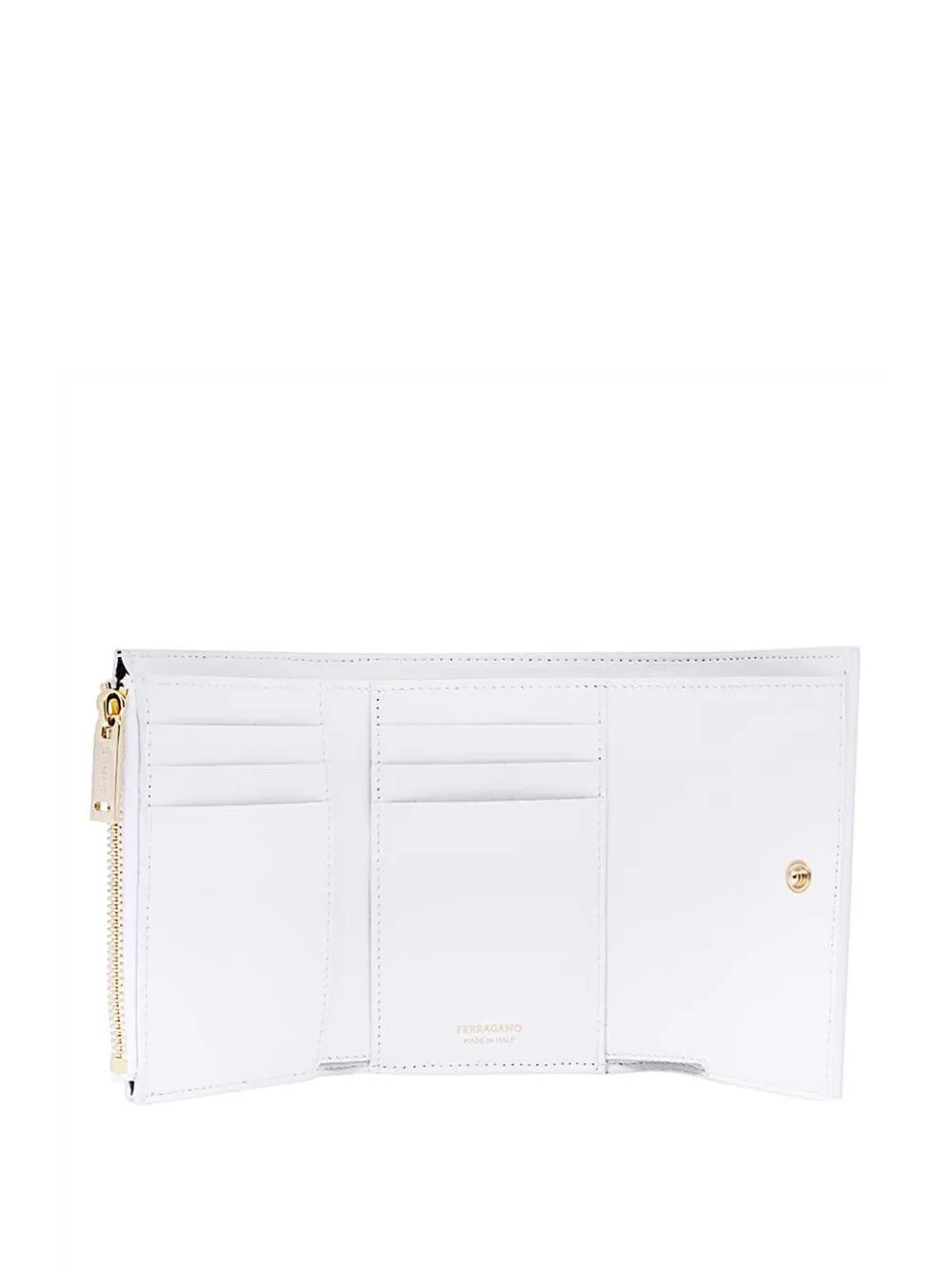 Ferragamo Leren portemonnee Wit