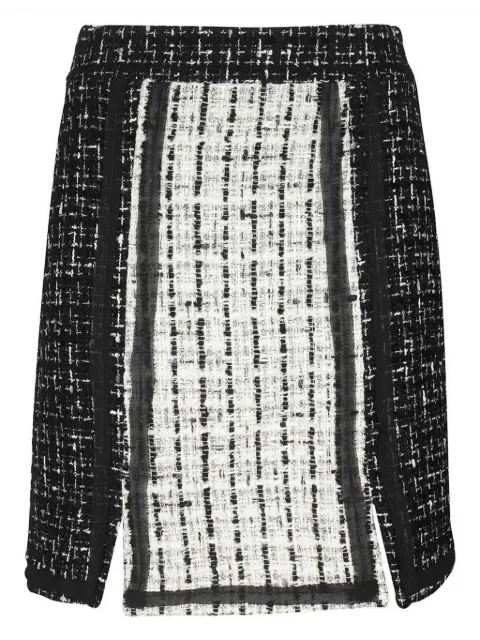 Karl Lagerfeld falda corta de bouclé