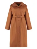 Yves Salomon cotton trench coat - Brown