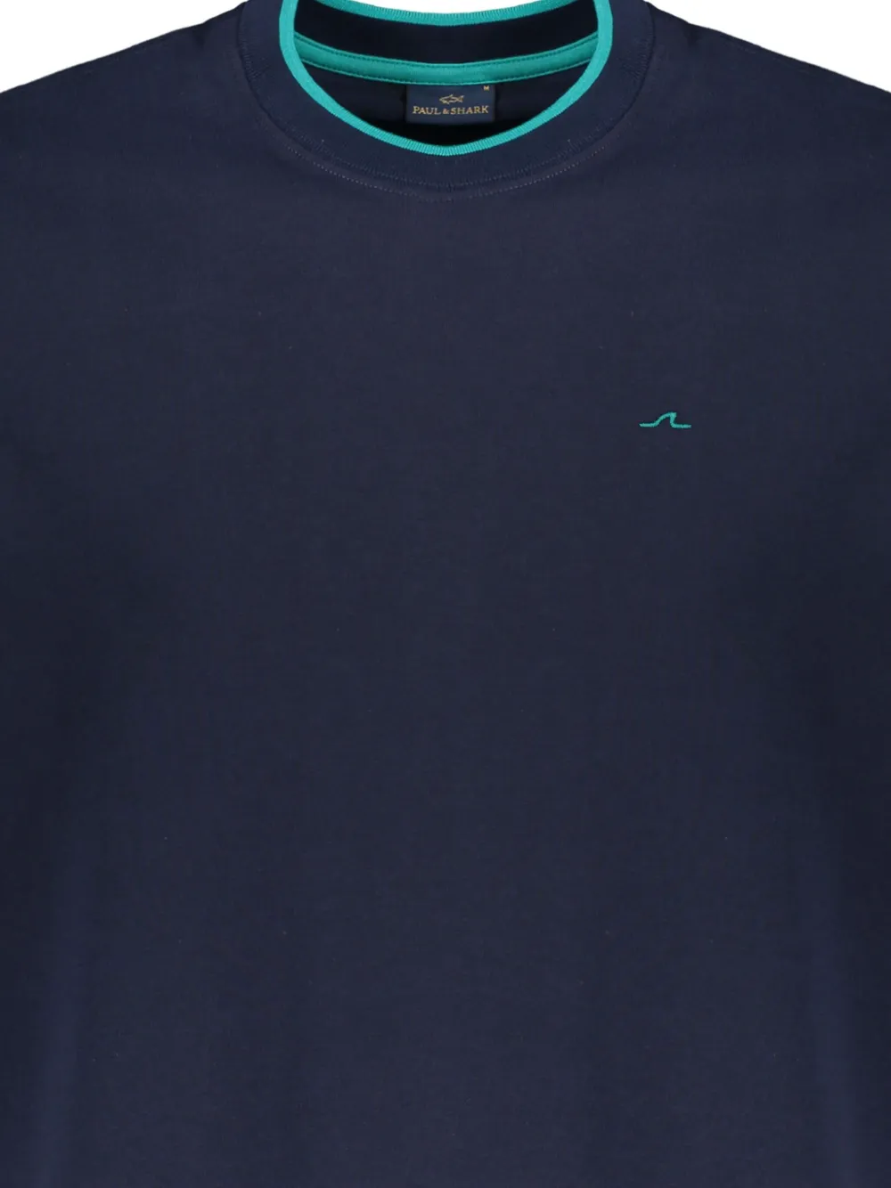 Paul & Shark Katoenen T-shirt met contrasterend detail Blauw