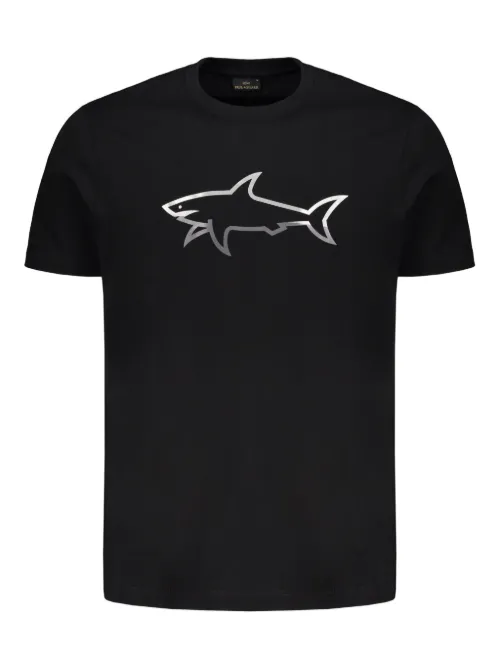 T-shirt en coton à imprimé réfléchissant Shark - Paul & Shark - Modalova