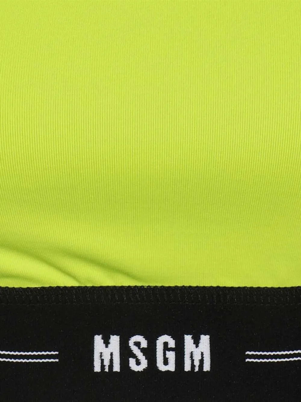 MSGM Cropped T-shirt Groen
