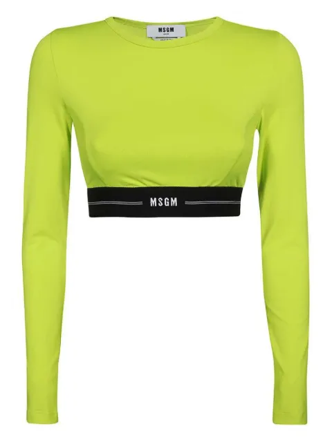 MSGM cropped T-shirt