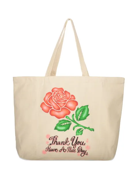 MARKET rose-print tote bag