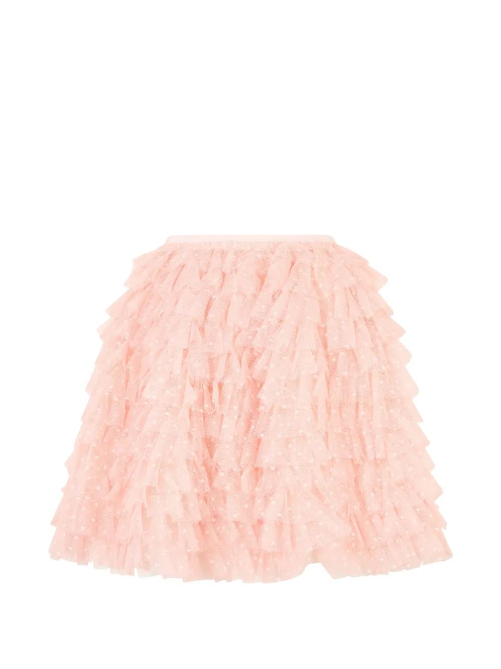 Valentino Garavani ruffled polka-dot skirt - Rosa