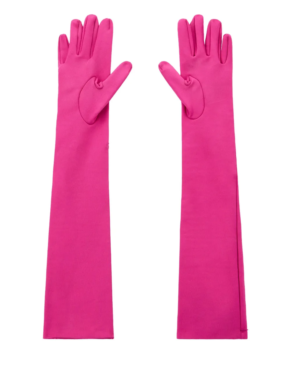 Valentino Garavani logo-embroidery gloves - Roze