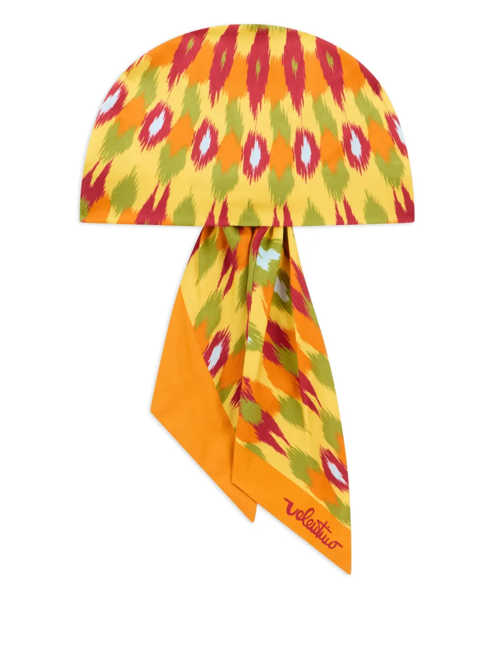 Valentino Garavani printed head scarf - Giallo