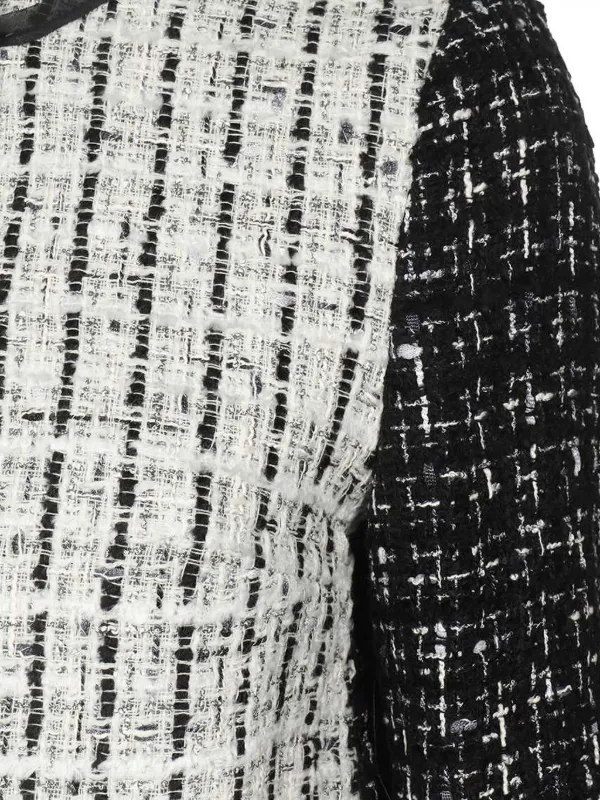 Karl Lagerfeld ツイード ジャケット | ブラック | FARFETCH JP