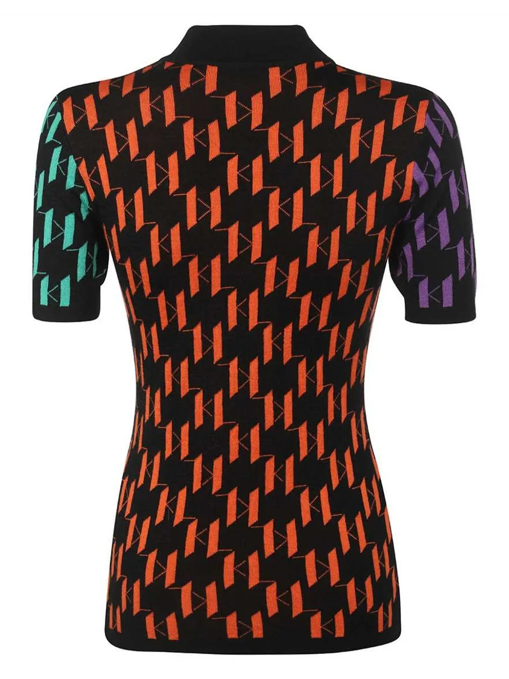 Shop Karl Lagerfeld Cotton Top In Black