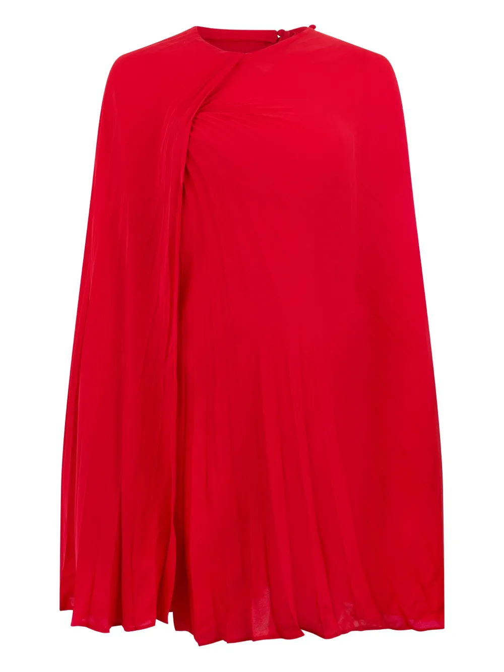 Valentino Garavani プリーツ シルクドレス - レッド Valentino Garavani プリーツ シルクドレス - レッド