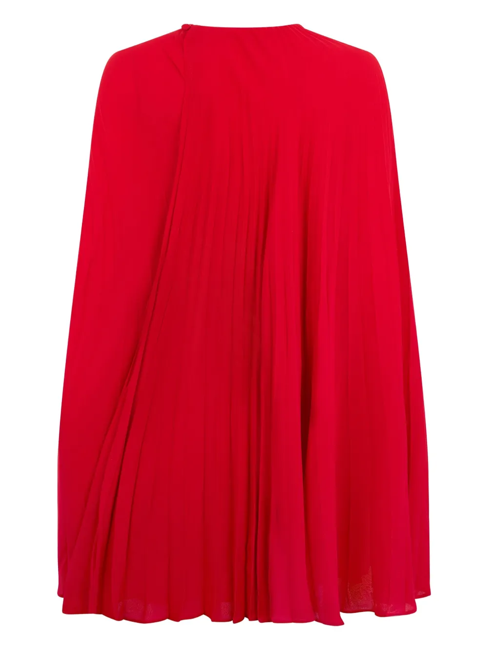 Valentino Garavani pleated silk dress - Rood
