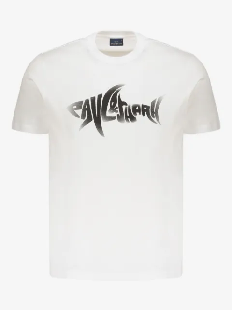 Paul & Shark Shark graffiti-print cotton T-shirt